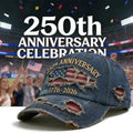 US 250th Anniversary Denim Hat — Celebrate 1776–2026