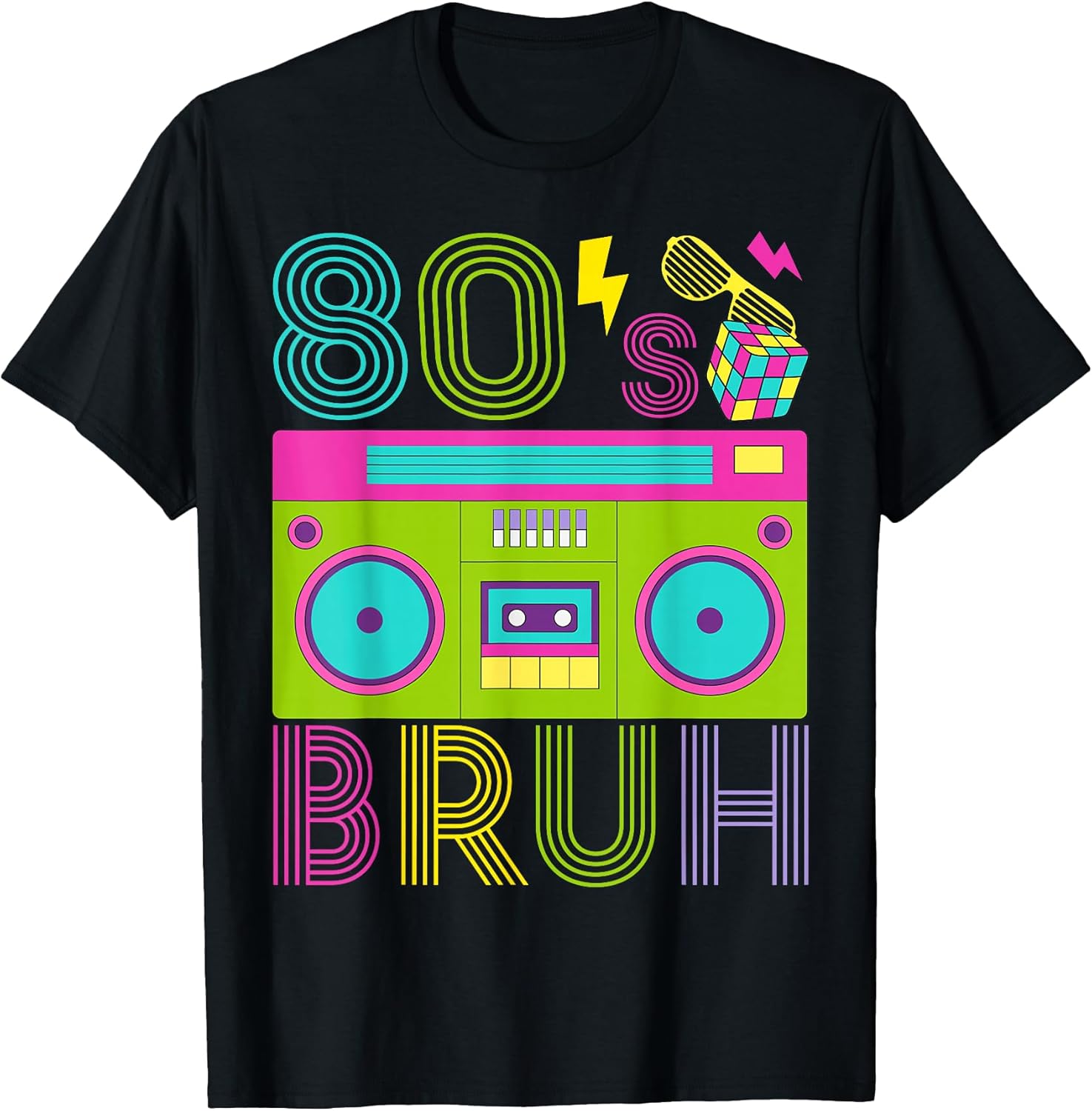 Funny 80s BRUH Outfit For Kids Boys Unisex T-shirt, Sweatshirt, Hoodie, Long Sleeve Tee