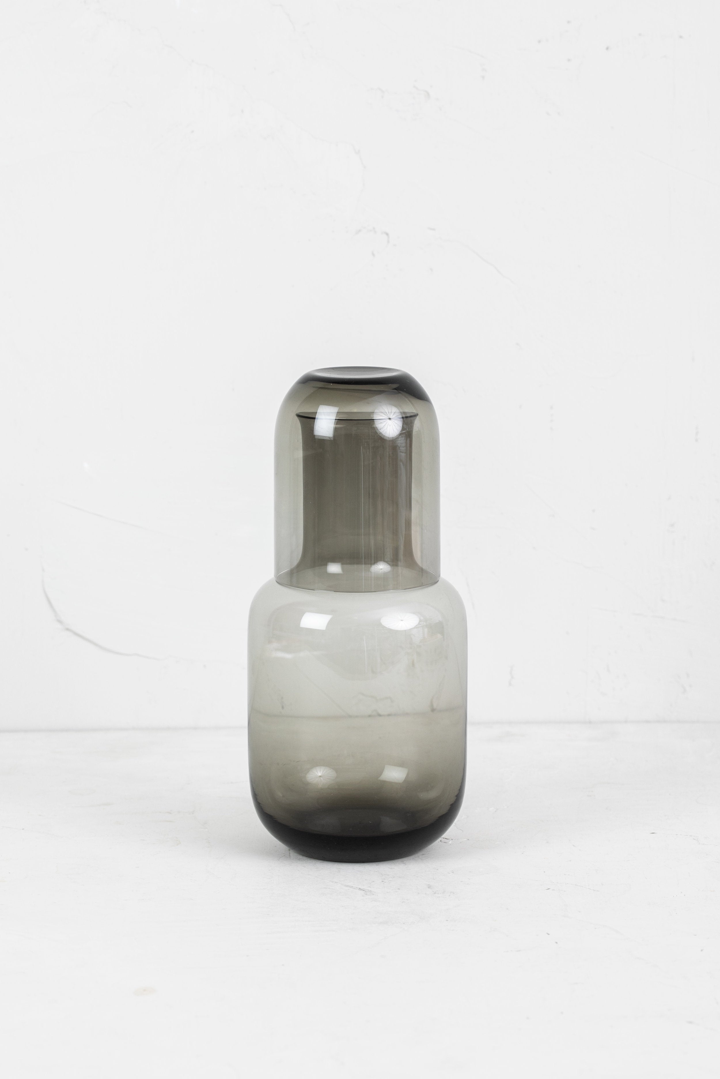 Glass Decanter and Cup