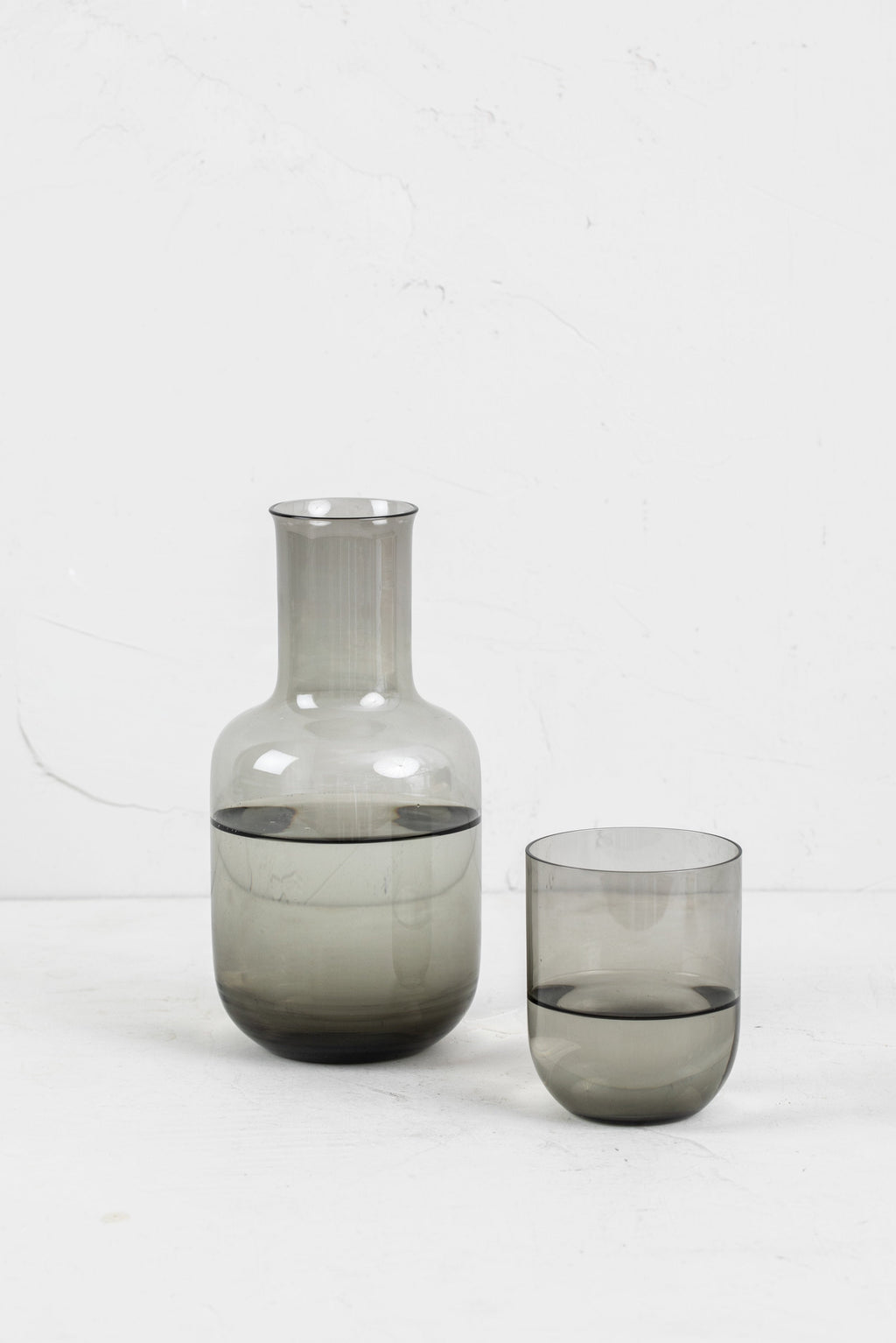 Glass Decanter and Cup