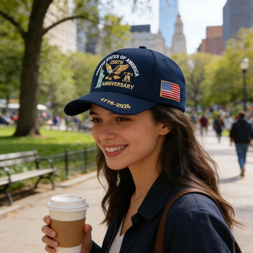 💥 Get 40% Off Today 💥 ABLECAP USA 250th Hat Eagle Liberty Bell Cap