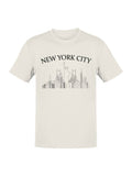 Nyc Skyline Wall Graphic Men's T-Shirt