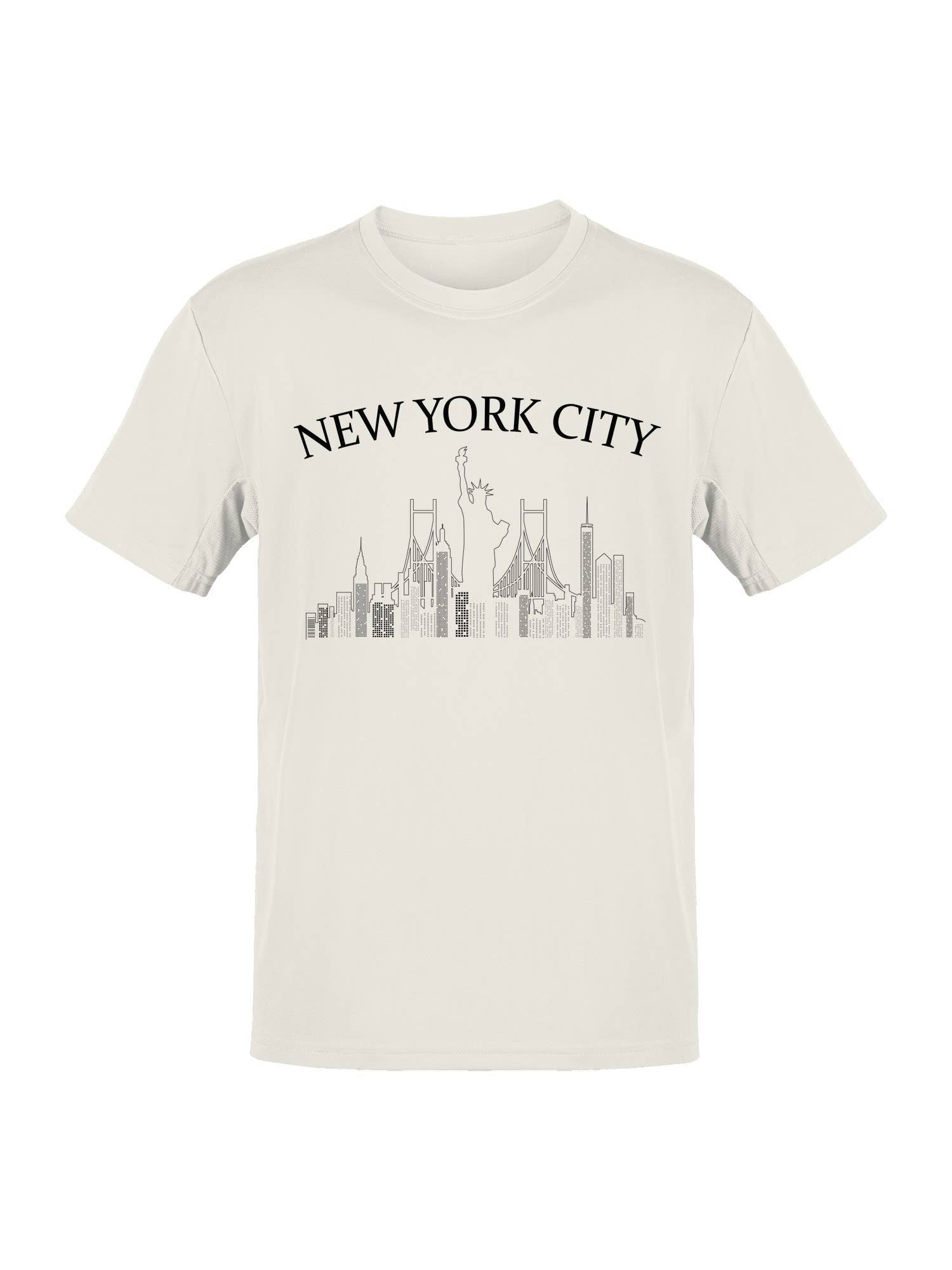 Nyc Skyline Wall Graphic Men's T-Shirt