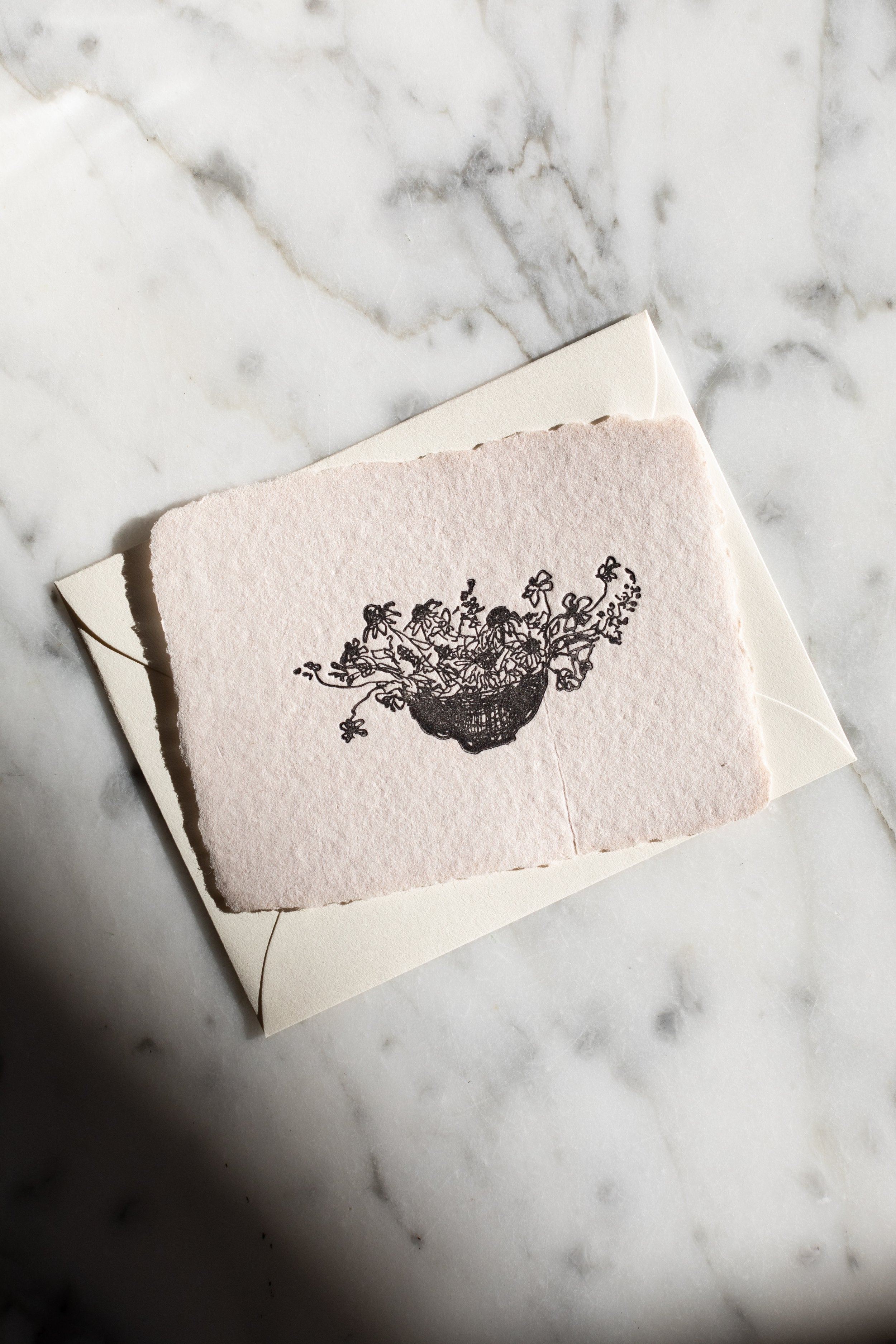 Bowl of Flowers Card