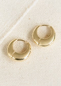Chubby Huggie Hoop Earrings