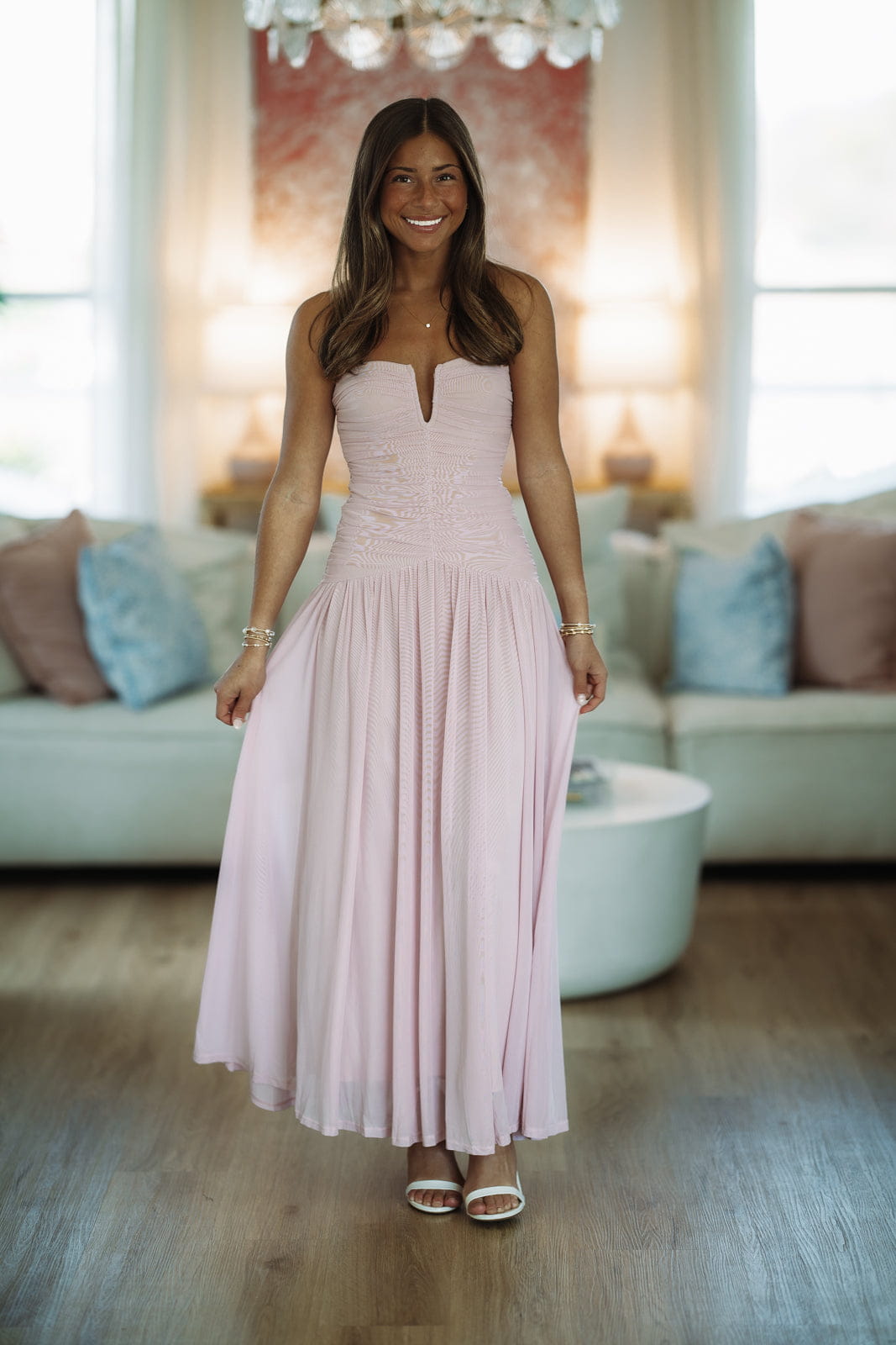 Forever Begins Maxi Dress - Pink
