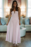 Forever Begins Maxi Dress - Pink
