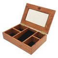 Hand Carved Wood Decorated Jewelry Box from Indonesia 'Bhoma Treasure'