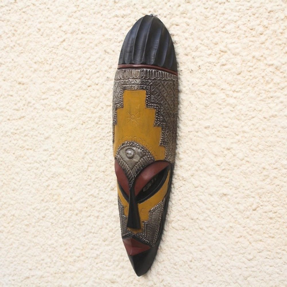 Authentic African Mask 'Ga Strong Man'