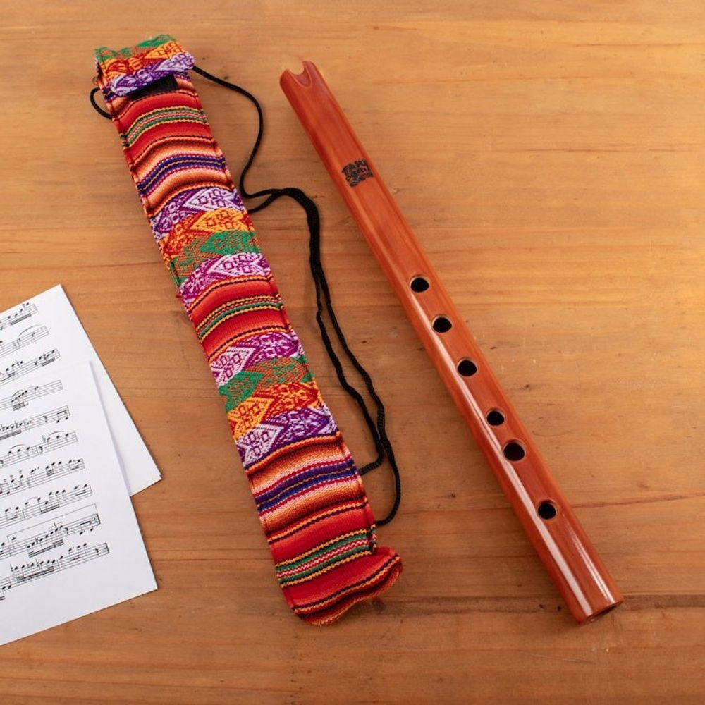 Hand Crafted Wood Quena Flute 'Andean Song'