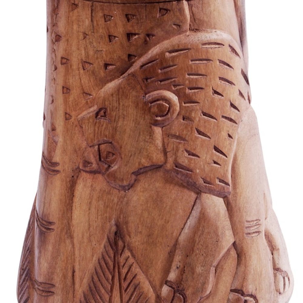 Handcrafted Wood Djembe Drum 'King of the Forest'