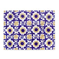 Talavera-Style Ceramic Tiles Set of 12 'Sunflower'