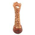 Hand-Carved Bone Nativity Sculpture from Bali 'Birth of Jesus'