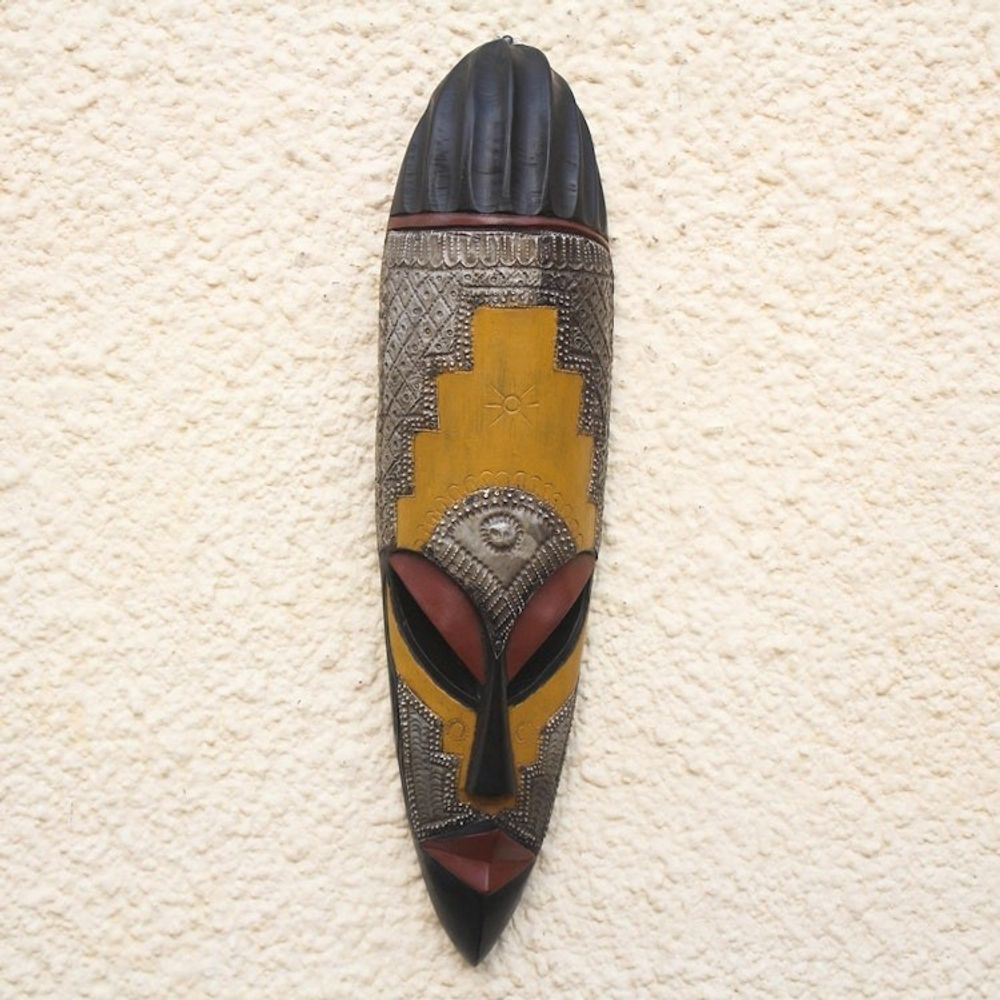 Authentic African Mask 'Ga Strong Man'
