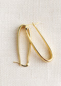 Orbit Oblong Hoop Earrings