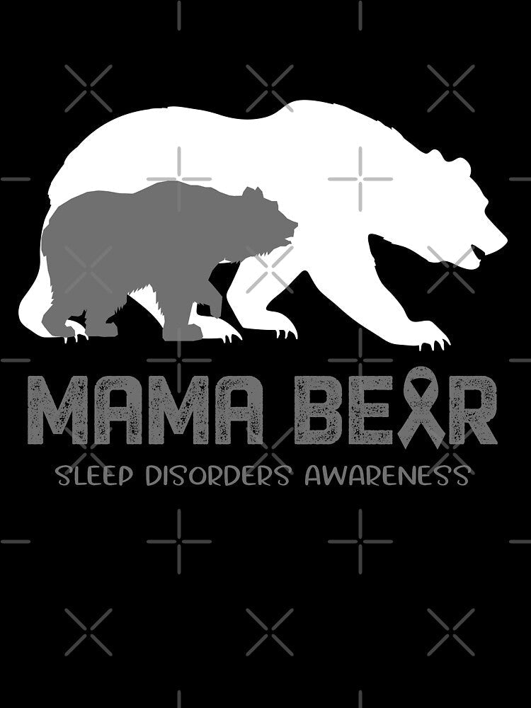 Sleep Disorders Awareness Mama Bear Support Sleep Disorders by Victormoratalla Unisex T-shirt, Sweatshirt, Hoodie, Long Sleeve Tee