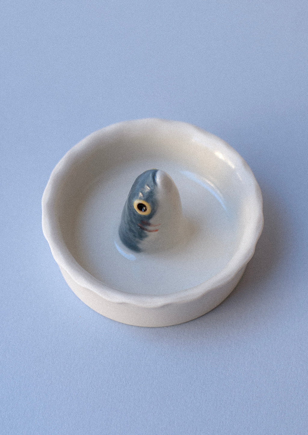 Sardine Porcelain Salt Bowl
