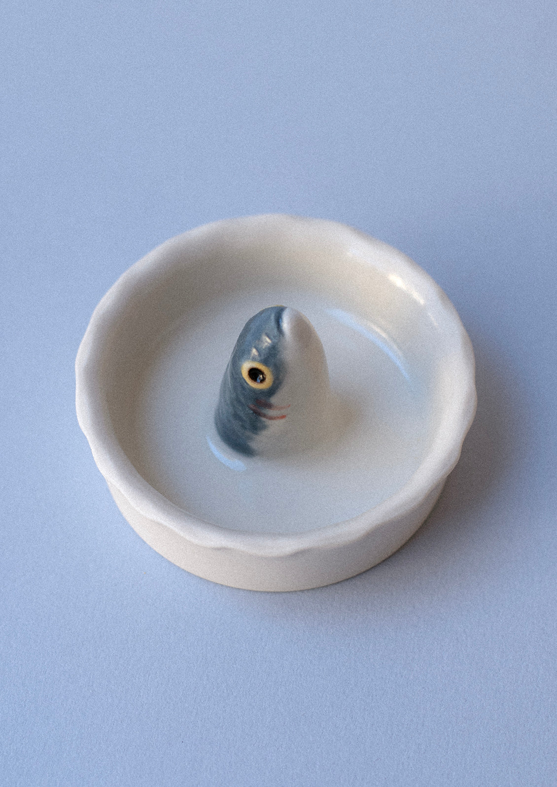 Sardine Porcelain Salt Bowl
