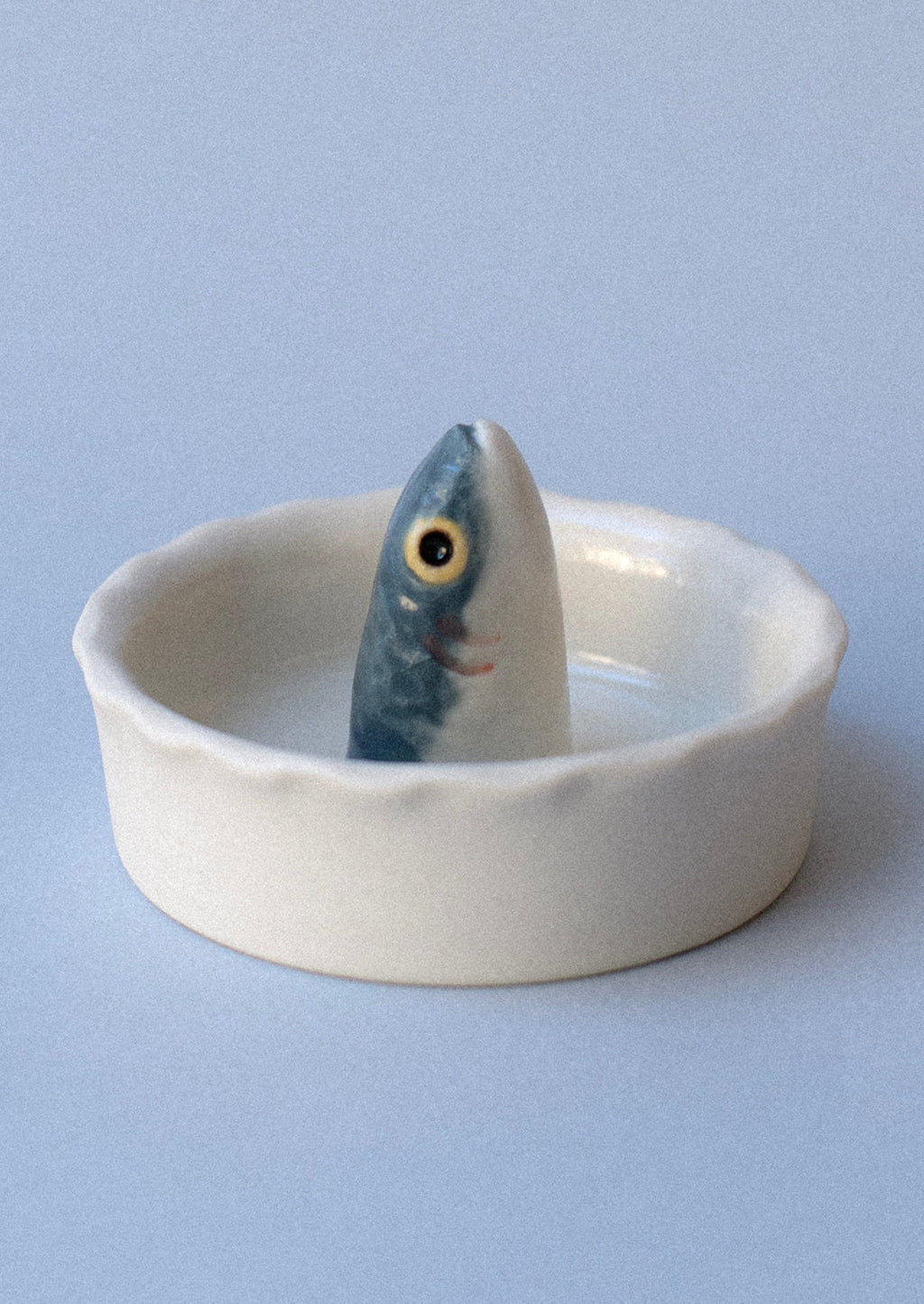 Sardine Porcelain Salt Bowl