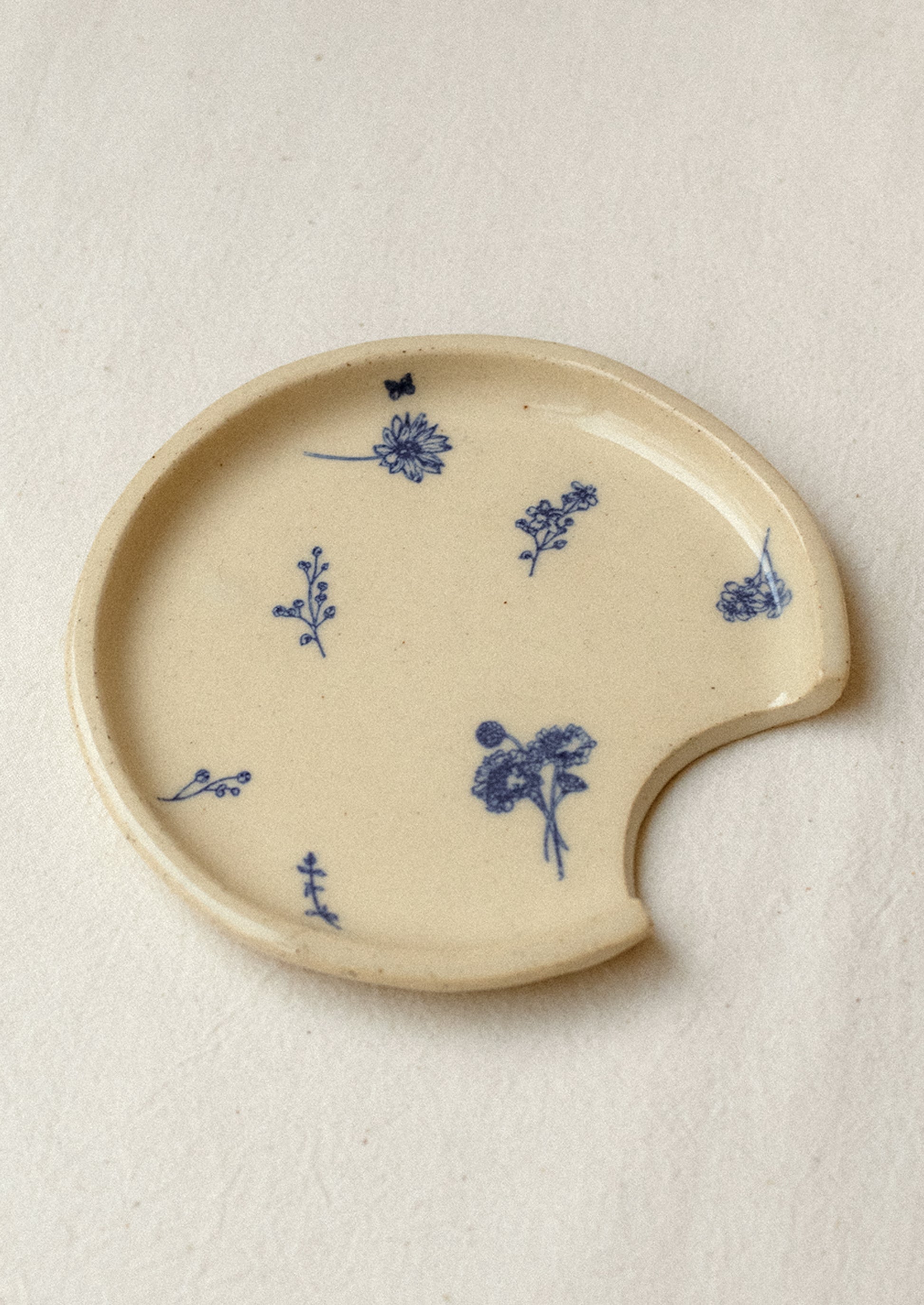 Morning Floral Ceramic Spoon Rest