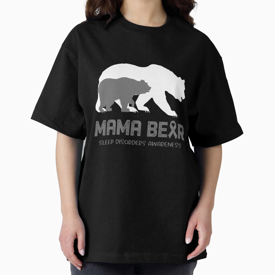 Sleep Disorders Awareness Mama Bear Support Sleep Disorders by Victormoratalla Unisex T-shirt, Sweatshirt, Hoodie, Long Sleeve Tee
